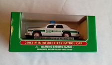 Vintage Mini Miniature Hess Truck 2003 Police Patrol Car New In Box picture