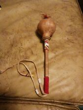 **AWESOME OLDER NATIVE AMERICAN HAND MADE  SHAMAN PEYOTE  RATTLE SHAKER** picture