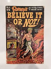 RIPLEY’S BELIEVE IT OR NOT #1 GA CLASSIC PREMIERE ISSUE HARVEY PUB 1953 VG picture