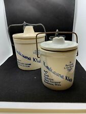 It Spreads Like Butter 2 Kaukana Klub Crock Copyright 1933 Wire-Bale Closure USA picture