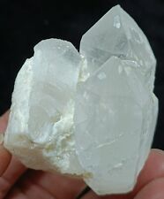 86 GM Twin Quartz Crystals combine with Topaz on matrix from skardu, Pakistan picture