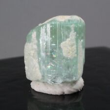 12.30ct Aqua Green Tourmaline Gem Crystal Mineral Minas Gerais Brazil C10 picture