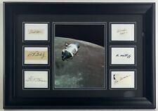 Michael Collins Ken Mattingly Ron Evans & 3 NASA Apollo Signed Autograph Zarelli picture