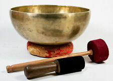 12 inch master healing singing bowl- Handmade Tibetan Bowls with mallet cushion picture