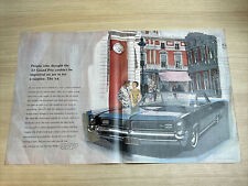 1964 Pontiac Grand Prix Convertible 1963 Vintage Print Ad 2 Page Life Magazine picture