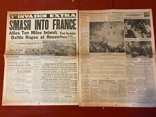 The 80th Anniversary of D Day is Coming:   Buy a newspaper from from that day. picture