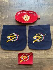 Boy Scouts of America Emergency Service Armband - BSA & Explorer Emblem Patches picture
