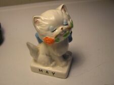 Norcrest Ceramic Cat Figurine Month Of May Made In Japan picture