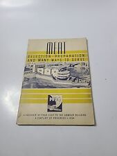1934 Century of Progress Souvenir Booklet Armour Building - Meat Recipes 64 Pgs picture