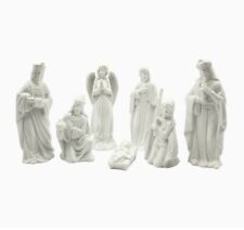 FreeToFly Nativity Set-Holy Family 7PC Christmas Decorations Indoor Porcelain... picture