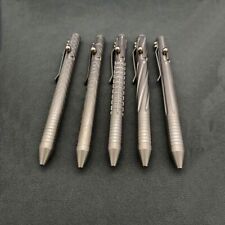 Solid Titanium Alloy Pen Bolt Ballpoint Signing Multi Gel Pen Office Stationery picture