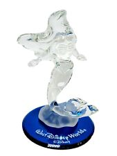 HTF 2005 Disney Arribas Brothers Ariel Glass Figurine On Blue Mirror Base NIB picture