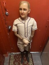 Antique Mannequin French Wax Articulated Doll Oddities Full Size Boy C 1930-1950 picture