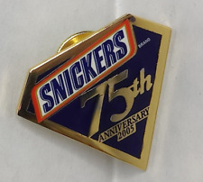 Snickers 75th Anniversary 2005 Triangle Pin Metal Enamel FAST Ship FAST Shipping picture