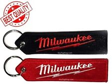 Milwaukee Tools Double Sided Embroidered Keychain Key Tag FOB picture