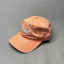 COCA-COLA Baseball Cap Strap Back Sz One Size Orange 23635 (New) picture