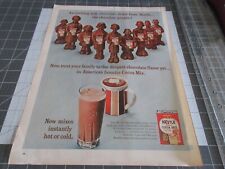 1966 Nestle Cocoa Mix: The Chocolate People Vintage Print Ad picture