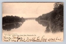 Phoenixville PA-Pennsylvania, Indian Point, Black Rock, Vintage c1905 Postcard picture