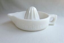 Vintage Sunkist White Milk Glass Juicer Reamer McKee Pat #68764 Made in USA picture