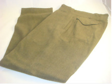 VINTAGE WW ll ROYAL CANADIAN ARMY CADET BATTLEDRESS TROUSERS NEW OLD STOCK 1957 picture