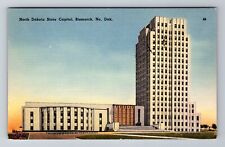 Bismarck ND-North Dakota, North Dakota State Capitol, Antique, Vintage Postcard picture