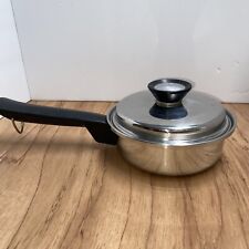 VTG Duncan Hines Stainless Steel Cookware 1 QT Sauce Pan Regal-Ware 3-Ply 18-8 picture