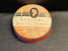 Vtg La Dainty Tin ~ Bleaching Ointment ~ Empty Tin ~ 1930's ~ picture