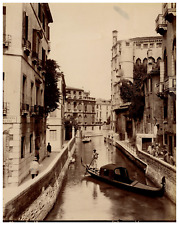 Italy, Venezia, Rio Meravegie, Salviati Vintage Print, Albumin Print 24 picture