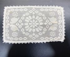 Leart Lace Floral White Table Doily Made In Portugal picture