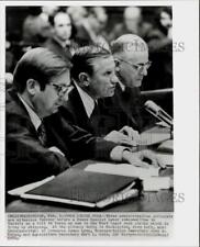 1972 Press Photo John Volpe and other officials appear at labor hearing in D.C. picture