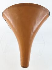 Vtg SCHWINN Spitfire Leather SEAT SADDLE w/ Cool Patina - Made in West Germany picture