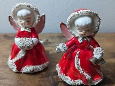 (2)Vintage Relco Creation Japan Angel Candleholders EXCELLENT Condition picture