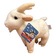 Fiesta Mountain Billy Goat Ram Horns  Poseable Plush Stuffed Animal 9 inch White picture