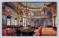 Monte Carlo- Monaco, Monte Carlo Salon De Roulette, Antique, Vintage Postcard picture