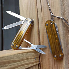 Multifunctional Folding Knife Scissor Pocket Hunting Survival Camping PEI Handle picture