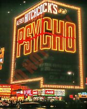 1960 Psycho Movie Premiere Night Sign Times Square New York City 8x10 Photo picture