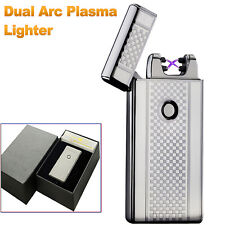 Dual Arc Plasma Electric Flameless Lighter USB Rechargeable Waterproof Windproof picture