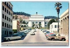c1950's Ventura County Court House Building Cars Ventura California CA Postcard picture