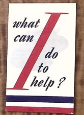 1942 WWII AMERICAN RED CROSS 