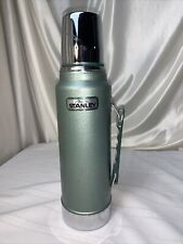 Vintage Stanley Aladdin Green Vacuum Bottle Thermos A-944DH 1 Quart Made in USA picture