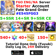 [ENG/NA][INST] FGO / Fate Grand Order Starter Account 5+SSR 40+Tix 540+SQ picture