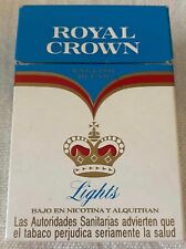 Vintage Royal Crown Lights Filter Cigarette Cigarettes Cigarette Paper Box Empty picture
