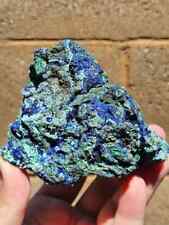 420g Malachite/Azurite/Druse/Raw Specimen/All Natural Mineral/High Quality/Liufe picture