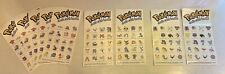 Pokémon nintendo creatures vintage 1998 stickers picture