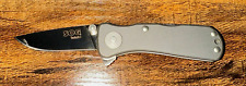 SOG Twitch I 1 Gray RARE Discontinued Assisted Pocket Knife - Great condition picture