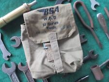 BSA M20  SERIES MILITARY MOTORCYCLE TOOL BAG  DATED 1943/1944 picture