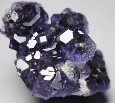 NATURAL Purple.Blue FLUORITE Quartz Crystal Cluster Mineral Specimen/ China picture