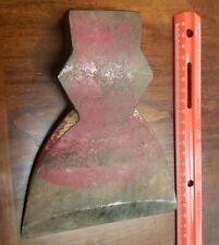 RARE E.C. Simmons Keen Kutter Broad Head Hewing Axe. Original paint PRE-1940 picture