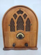 Franklin Cathedral Brown Tube Radio Table Top Model C-101 (TESTED) 12