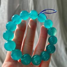 Natural Ice Amazonite Mozambique Gems Round Beads Bracelet 16mm AAAA picture